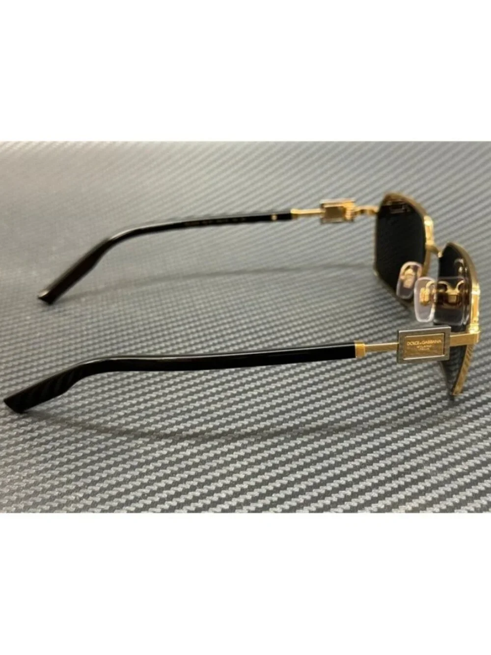 New Dolce & Gabbana Men Gold Sunglasses 56-16-145